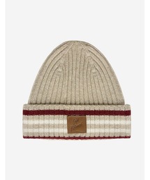 Maison Kitsune | WOOL STRIPED BEANIE(ニットキャップ/ビーニー)