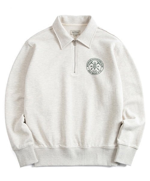 WILD BRICKS(ワイルドブリックス)の「MEC HALF ZIP PULLOVER (oatmeal)(その他トップス・メンズ・その他・LARGE/MEDIUM)」の1枚目の写真