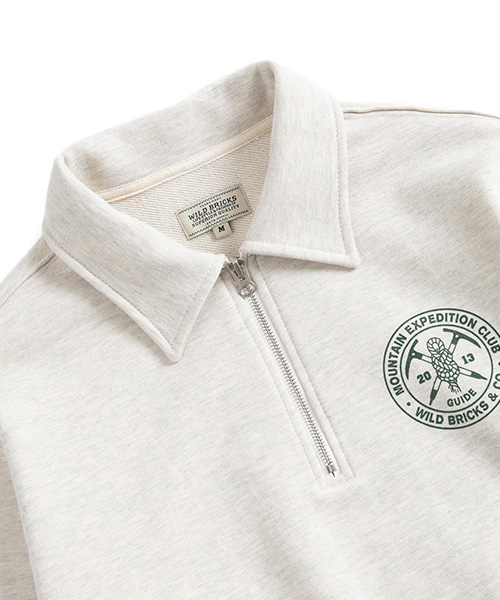 WILD BRICKS(ワイルドブリックス)の「MEC HALF ZIP PULLOVER (oatmeal)(その他トップス・メンズ・その他・LARGE/MEDIUM)」の3枚目の写真