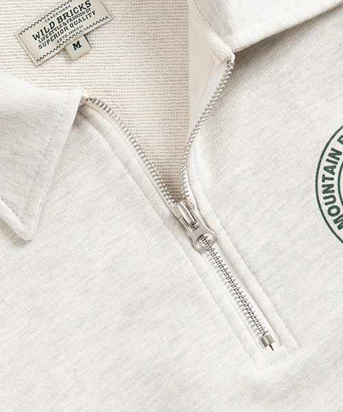 WILD BRICKS(ワイルドブリックス)の「MEC HALF ZIP PULLOVER (oatmeal)(その他トップス・メンズ・その他・LARGE/MEDIUM)」の4枚目の写真
