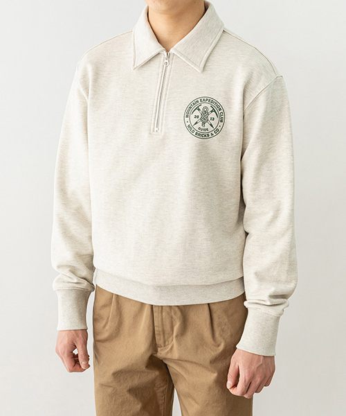 WILD BRICKS(ワイルドブリックス)の「MEC HALF ZIP PULLOVER (oatmeal)(その他トップス・メンズ・その他・LARGE/MEDIUM)」の8枚目の写真