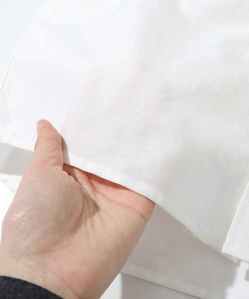 KRIFF MAYER Kid's Collection（クリフメイヤーキッズコレクション）の「袖リブハッピーシャツ（シャツ/ブラウス・キッズ・ネイビー/ストライプ/グレー/オフホワイト・170/160/150/140/130/120）」の5枚目の写真