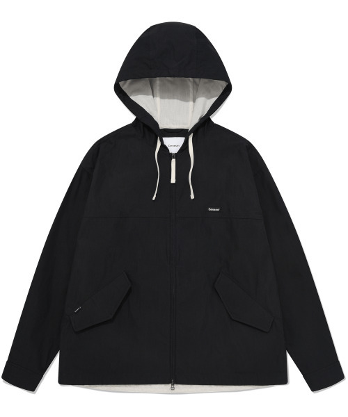 COVERNAT(カバーナット)の「コットンフードパーカージャケットブラック(ナイロンジャケット・レディース・その他・LARGE/MEDIUM/SMALL/X-LARGE/XX-LARGE)」の1枚目の写真