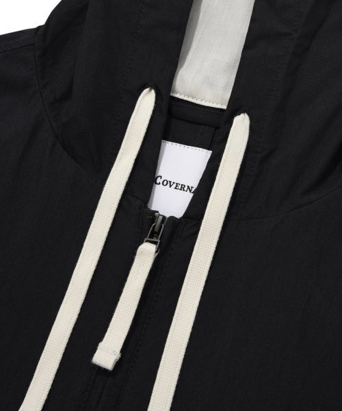 COVERNAT(カバーナット)の「コットンフードパーカージャケットブラック(ナイロンジャケット・レディース・その他・LARGE/MEDIUM/SMALL/X-LARGE/XX-LARGE)」の5枚目の写真