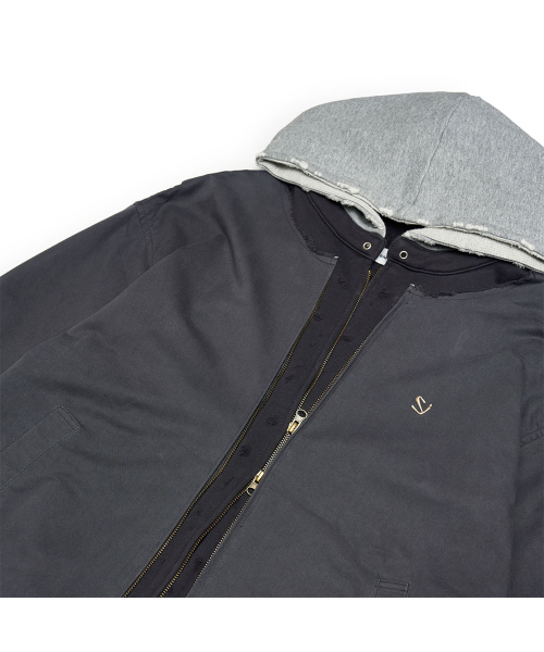SCHISM INDUCING（スキズムインデューシング）の「HYBRID BLOUSON NAVY（ブルゾン・レディース・その他・LARGE/MEDIUM）」の4枚目の写真