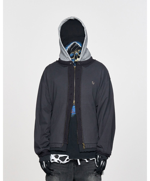 SCHISM INDUCING（スキズムインデューシング）の「HYBRID BLOUSON NAVY（ブルゾン・レディース・その他・LARGE/MEDIUM）」の9枚目の写真