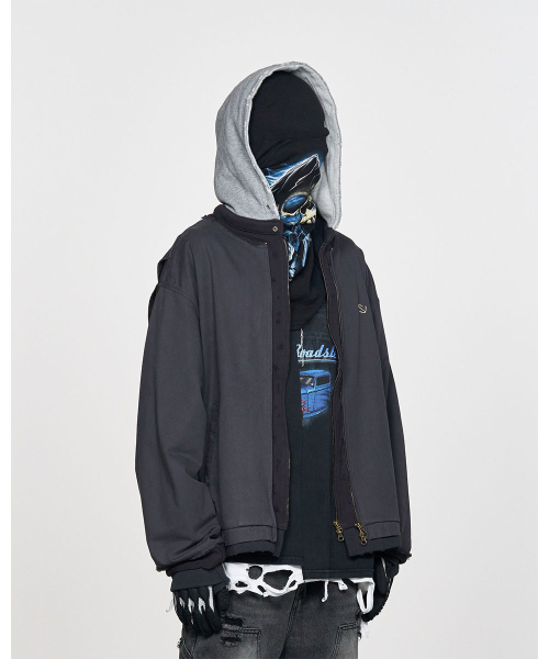 SCHISM INDUCING（スキズムインデューシング）の「HYBRID BLOUSON NAVY（ブルゾン・レディース・その他・LARGE/MEDIUM）」の8枚目の写真