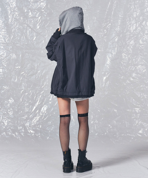 SCHISM INDUCING（スキズムインデューシング）の「HYBRID BLOUSON NAVY（ブルゾン・レディース・その他・LARGE/MEDIUM）」の15枚目の写真