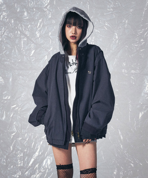 SCHISM INDUCING（スキズムインデューシング）の「HYBRID BLOUSON NAVY（ブルゾン・レディース・その他・LARGE/MEDIUM）」の14枚目の写真