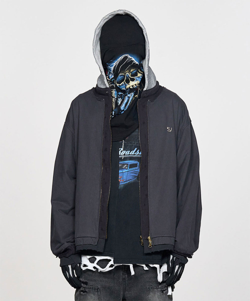 SCHISM INDUCING（スキズムインデューシング）の「HYBRID BLOUSON NAVY（ブルゾン・レディース・その他・LARGE/MEDIUM）」の13枚目の写真