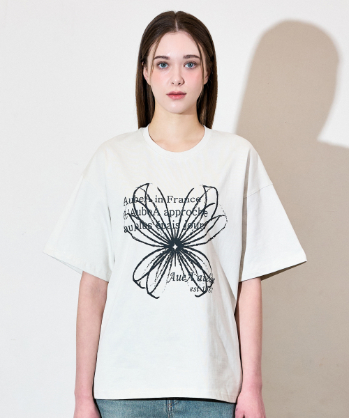 VETEZE(ベテゼ)の「オブエドローイングアトリエTシャツ(ベージュ)(Tシャツ/カットソー・レディース・ベージュ・MEDIUM/LARGE/X-LARGE)」の2枚目の写真