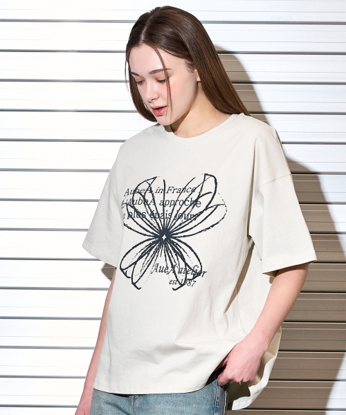 VETEZE(ベテゼ)の「オブエドローイングアトリエTシャツ(ベージュ)(Tシャツ/カットソー・レディース・ベージュ・MEDIUM/LARGE/X-LARGE)」の5枚目の写真