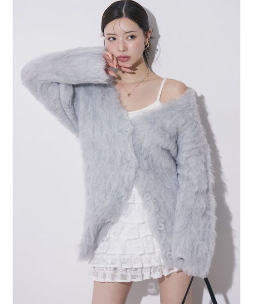 RESEXXY(リゼクシー)の「レースフリルミニスカート(スカート・レディース・ホワイト/ブラック・FREE)」の18枚目の写真