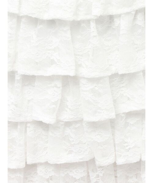 RESEXXY(リゼクシー)の「レースフリルミニスカート(スカート・レディース・ホワイト/ブラック・FREE)」の9枚目の写真