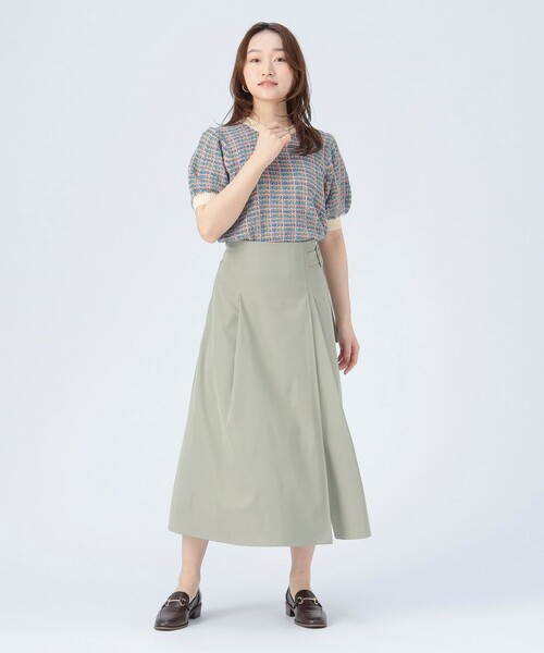 BEAMS HEART（ビームスハート）の「カラフル チェック ニット（ニット/セーター・レディース・グリーン/ネイビー/ホワイト系その他5・FREE）」の19枚目の写真