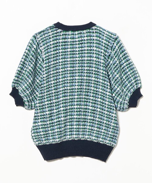 BEAMS HEART（ビームスハート）の「カラフル チェック ニット（ニット/セーター・レディース・グリーン/ネイビー/ホワイト系その他5・FREE）」の22枚目の写真