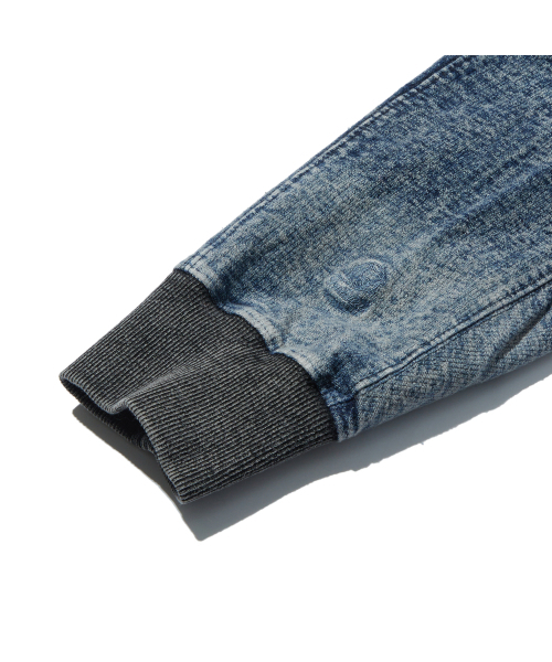 PENFIELD（ペンフィールド）の「[TRAILWEAR] ウィメンズフェイデッドクロップカラー フルジップインディゴ_FR1KJ01F（スウェット・レディース・ダークブルー・MEDIUM/SMALL）」の8枚目の写真