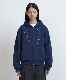 URBANSTOFF（アーバンストッフ）の「コーラルリーフ フードジップアップ (ネイビー)（パーカー）」