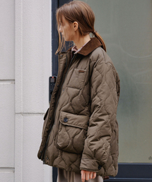 MALOUPE（マロップ）の「6314 キルティングダウンジャケット (カーキ)（その他アウター）」