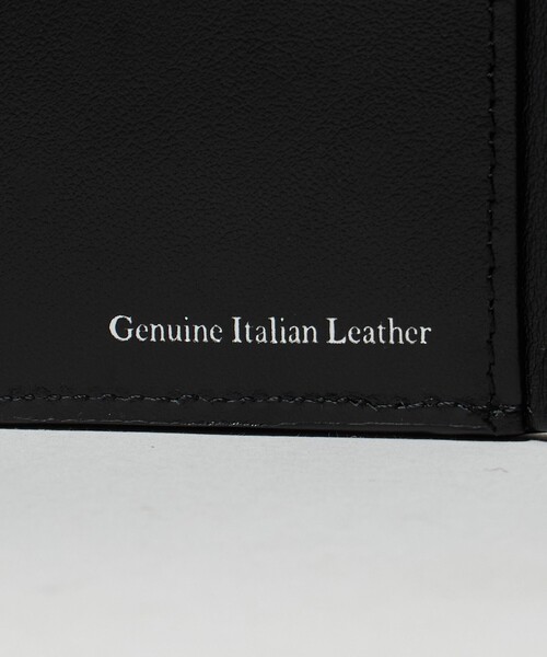 green label relaxing（グリーンレーベルリラクシング）の「GLR イタリアンレザー 3つ折り ミニウォレット 財布（財布・メンズ・ブラック/ダークグリーン・FREE）」の10枚目の写真