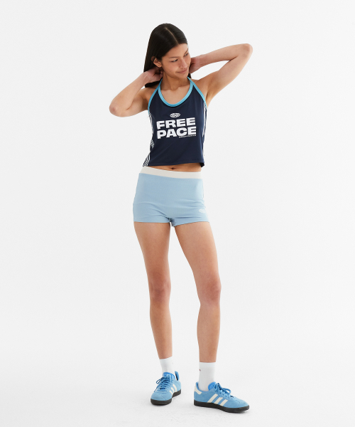 MENASOO(ミナス)の「Cool Span Sporty Halter Neck_Navy(Tシャツ/カットソー・レディース・ネイビー・F)」の7枚目の写真