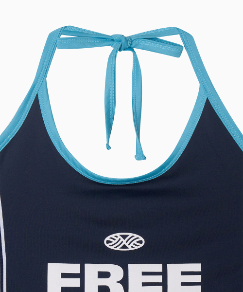 MENASOO(ミナス)の「Cool Span Sporty Halter Neck_Navy(Tシャツ/カットソー・レディース・ネイビー・F)」の13枚目の写真