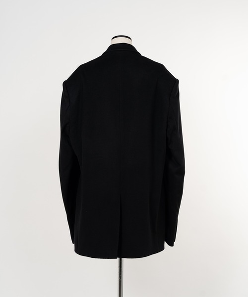 KEISUKEYOSHIDA（ケイスケヨシダ）の「Trudge Tailor Wool Jacket（テーラードジャケット・レディース・ブラック・M）」の3枚目の写真