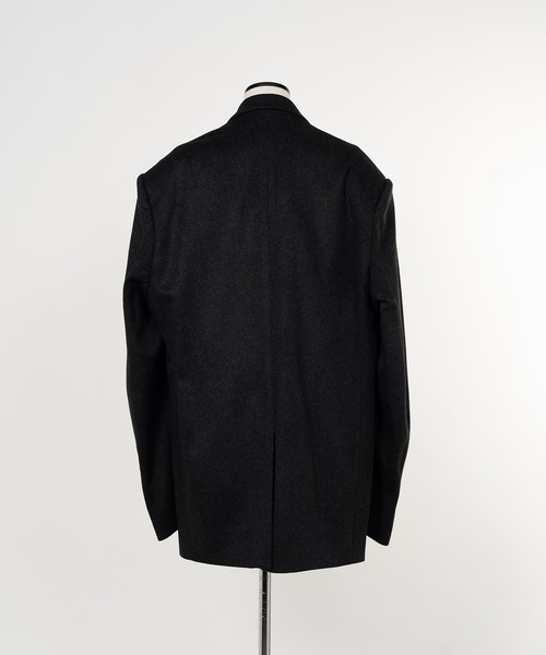 KEISUKEYOSHIDA（ケイスケヨシダ）の「Trudge Tailor Wool Jacket（テーラードジャケット・レディース・ブラック・M）」の5枚目の写真