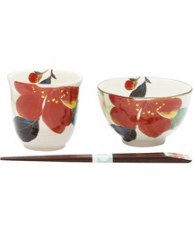 BACKYARD FAMILY（バックヤードファミリー）の「花ものがたり12ヶ月 天宝箸付飯碗湯呑セット（食器）」