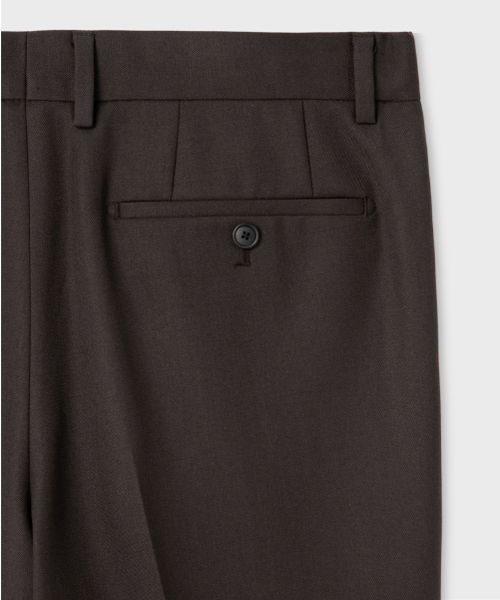 NONBLANK(ノンブランク)の「セミワイドフィットスラックス_ダークブラウン(スラックス・メンズ・その他・SMALL/MEDIUM/LARGE/X-LARGE)」の4枚目の写真