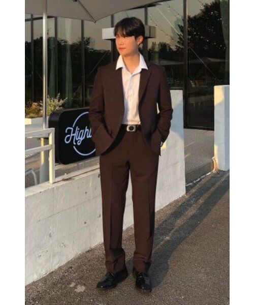 NONBLANK(ノンブランク)の「セミワイドフィットスラックス_ダークブラウン(スラックス・メンズ・その他・SMALL/MEDIUM/LARGE/X-LARGE)」の14枚目の写真