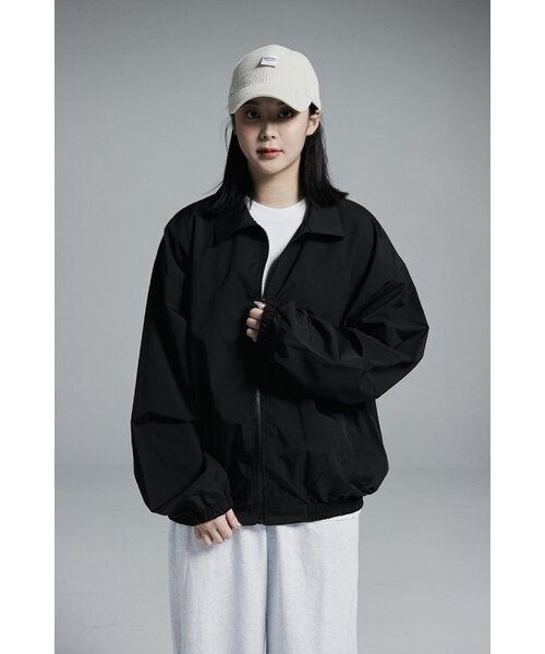 APOSTROPHE COMMA(アポストロフィコンマ)の「カラーブルゾンウィンドブレーカージップアップジャケット(ブラック)(ブルゾン・レディース・その他・MEDIUM/LARGE)」の10枚目の写真