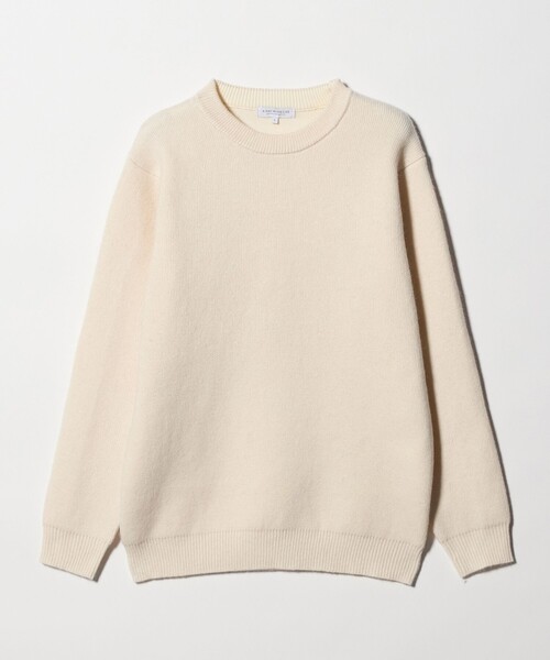 A DAY IN THE LIFE UNITED ARROWS(アデイインザライフユナイテッドアローズ)の「ダブルフェイス フォックス ブレンド ニット<A DAY IN THE LIFE>(ニット/セーター・メンズ・オフホワイト/ダークグレー/モカ・M/L)」の1枚目の写真