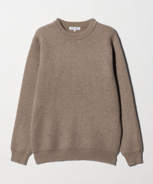 A DAY IN THE LIFE UNITED ARROWS(アデイインザライフユナイテッドアローズ)の「ダブルフェイス フォックス ブレンド ニット<A DAY IN THE LIFE>(ニット/セーター・メンズ・オフホワイト/ダークグレー/モカ・M/L)」の3枚目の写真