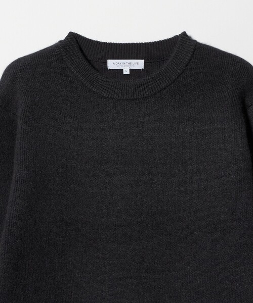 A DAY IN THE LIFE UNITED ARROWS(アデイインザライフユナイテッドアローズ)の「ダブルフェイス フォックス ブレンド ニット<A DAY IN THE LIFE>(ニット/セーター・メンズ・オフホワイト/ダークグレー/モカ・M/L)」の10枚目の写真