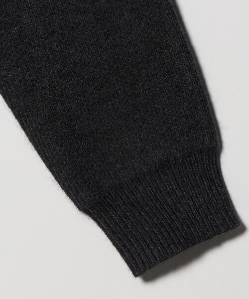 A DAY IN THE LIFE UNITED ARROWS(アデイインザライフユナイテッドアローズ)の「ダブルフェイス フォックス ブレンド ニット<A DAY IN THE LIFE>(ニット/セーター・メンズ・オフホワイト/ダークグレー/モカ・M/L)」の11枚目の写真