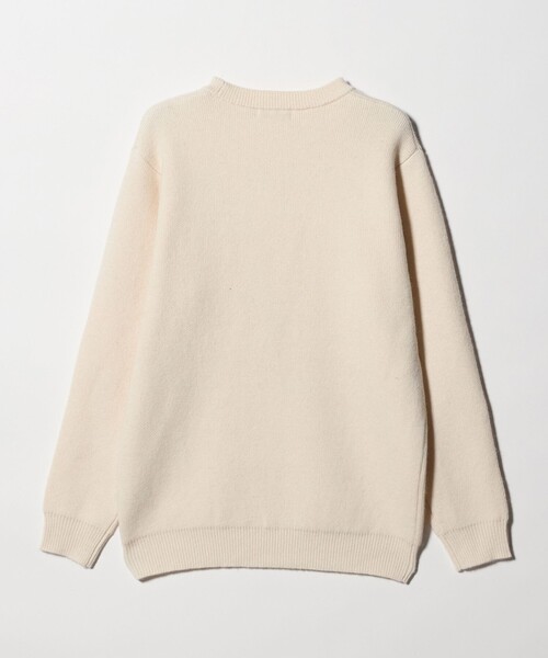 A DAY IN THE LIFE UNITED ARROWS(アデイインザライフユナイテッドアローズ)の「ダブルフェイス フォックス ブレンド ニット<A DAY IN THE LIFE>(ニット/セーター・メンズ・オフホワイト/ダークグレー/モカ・M/L)」の5枚目の写真