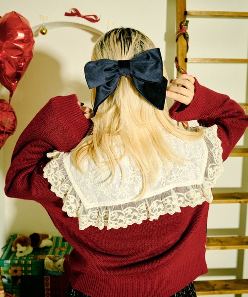 kutir（クティール）の「【クティールとレトロ】レースフリルつけ襟（付け襟・レディース・オフホワイト・FREE）」の15枚目の写真