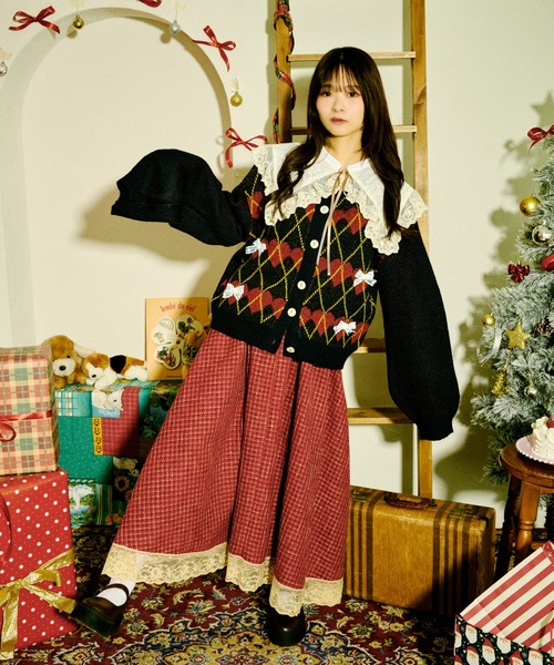 kutir（クティール）の「【クティールとレトロ】レースフリルつけ襟（付け襟・レディース・オフホワイト・FREE）」の20枚目の写真