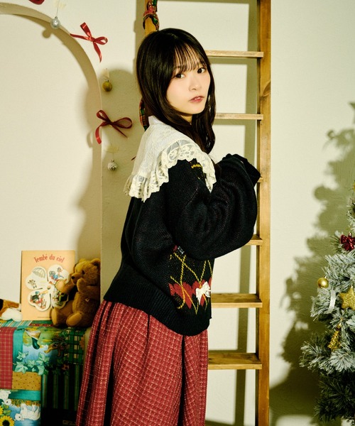 kutir（クティール）の「【クティールとレトロ】レースフリルつけ襟（付け襟・レディース・オフホワイト・FREE）」の18枚目の写真