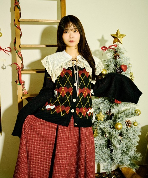 kutir（クティール）の「【クティールとレトロ】レースフリルつけ襟（付け襟・レディース・オフホワイト・FREE）」の17枚目の写真