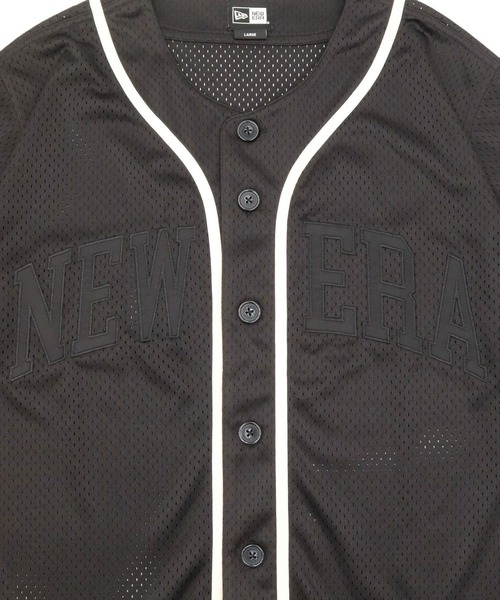 NEW ERA(ニューエラ)の「ニューエラ ベースボールシャツ 半袖 メッシュ(シャツ/ブラウス・メンズ・ストーン/ブラック・L/XL/XXL/M)」の14枚目の写真