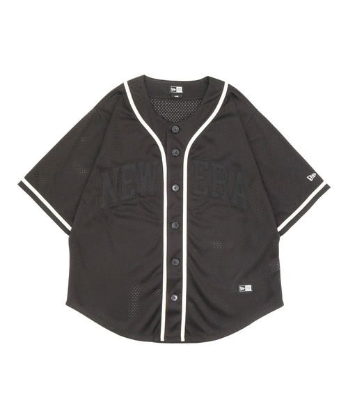 NEW ERA(ニューエラ)の「ニューエラ ベースボールシャツ 半袖 メッシュ(シャツ/ブラウス・メンズ・ストーン/ブラック・L/XL/XXL/M)」の11枚目の写真