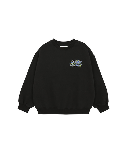 BERRYCLOSET（ベリークローゼット）の「[起毛] ACME タイムスリップ スウェット（スウェット・レディース・ブラック/ブルー・11号/13号/7号/15号/09号）」の2枚目の写真