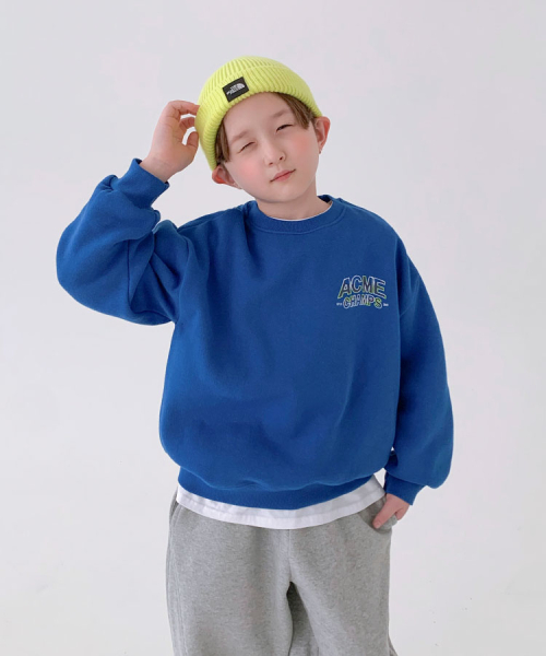 BERRYCLOSET（ベリークローゼット）の「[起毛] ACME タイムスリップ スウェット（スウェット・レディース・ブラック/ブルー・11号/13号/7号/15号/09号）」の4枚目の写真