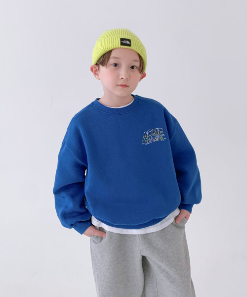 BERRYCLOSET（ベリークローゼット）の「[起毛] ACME タイムスリップ スウェット（スウェット・レディース・ブラック/ブルー・11号/13号/7号/15号/09号）」の5枚目の写真