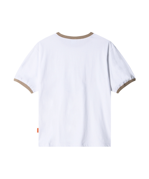 FREEMARIO（フリーマリオ）の「コートオブアームズリングTシャツ[ホワイト]（Tシャツ/カットソー・レディース・その他・MEDIUM/LARGE）」の3枚目の写真