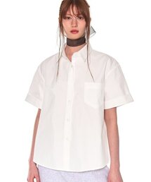 HALF COTTON OVERFIT SHIRTS (WHITE)