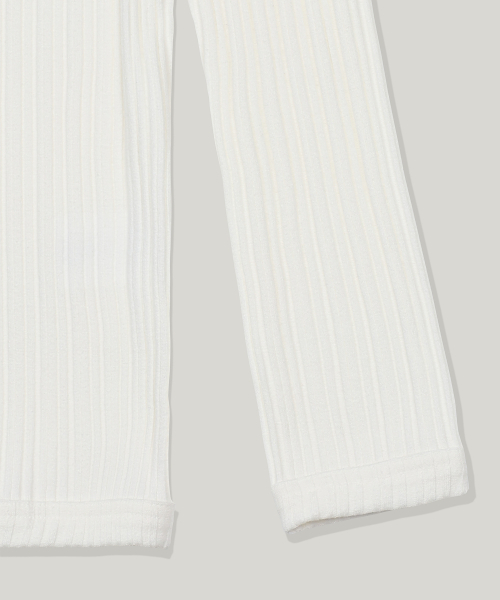 FLAWSROOM（フローズルーム）の「Ribbed Slim Long Sleeve [WHITE]（Tシャツ/カットソー・メンズ・その他・MEDIUM/LARGE）」の5枚目の写真