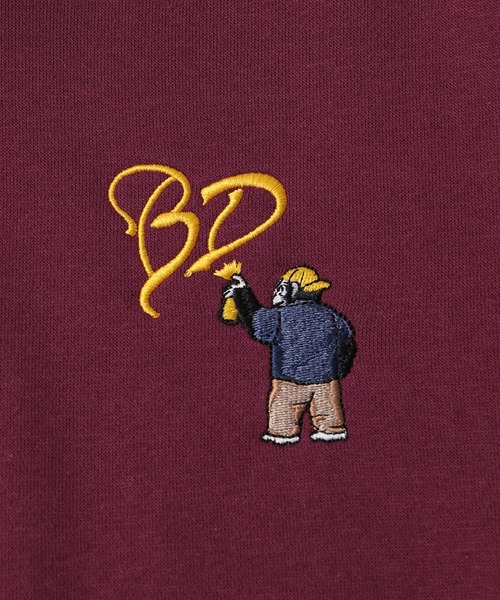 JUNRED（ジュンレッド）の「【BENDAVIS別注】ハートモチーフプルオーバー（パーカー・メンズ・チャコールグレー/グレー/ワイン・M/L/LL）」の10枚目の写真